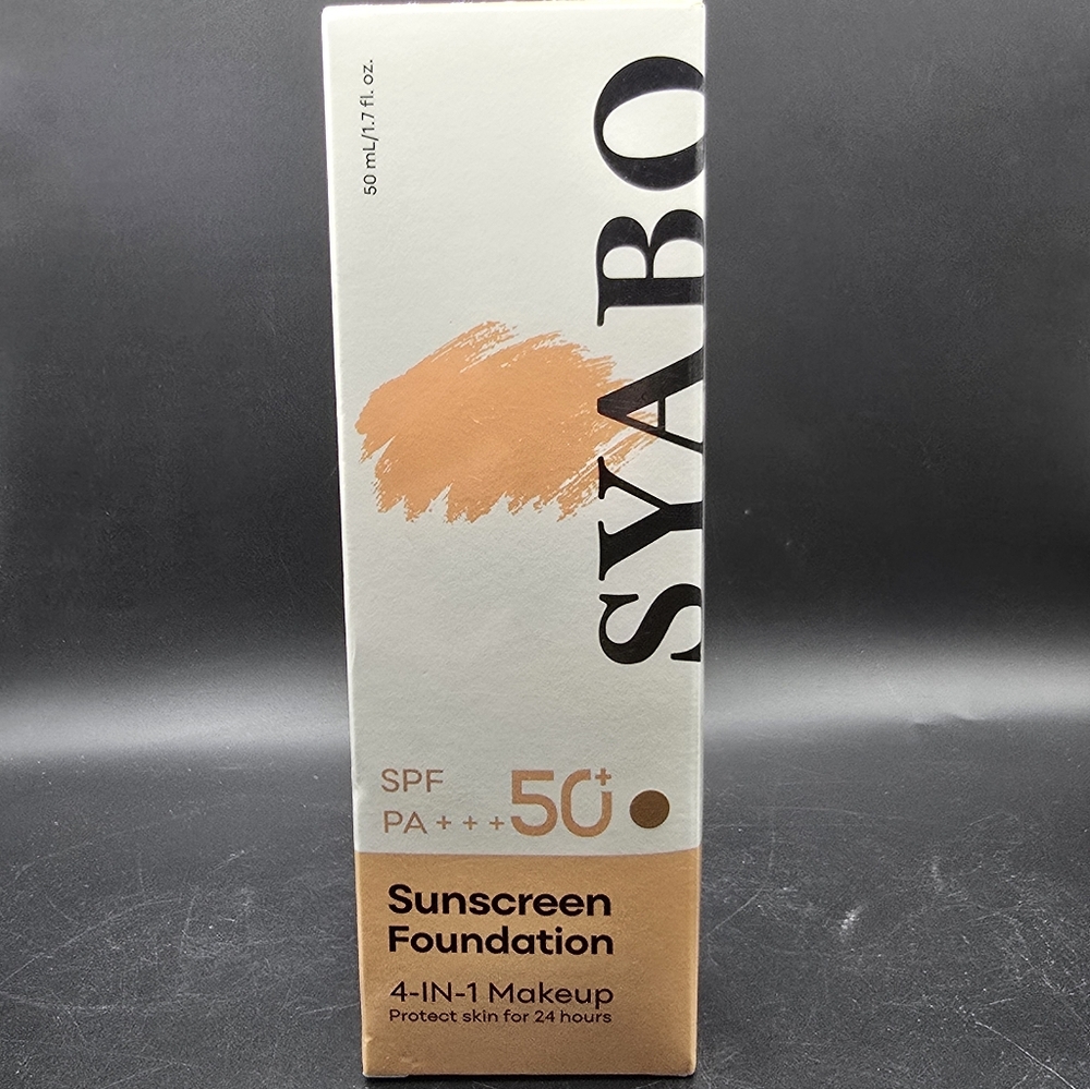Brand New Syabo Sunscreen SPF 50 Foundation Face Color Buff 4-IN-1 Makeup Nice